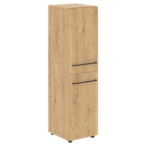 Шкаф узкий средний с глухими дверьми LOFTIS Дуб Бофорд LMC LMC 40.4 (400х430х1517) в Когалыме