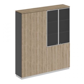 Шкаф закрытый со стеклом Speech Cube (180.2x40x203.4) СИ 314 ДС АР ДС/ХР в Лангепасе