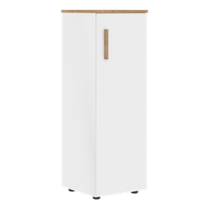 Средний шкаф колонна с глухой дверью правой FORTA Белый-Дуб Гамильтон  FMC 40.1 (R) (399х404х801) в Урае