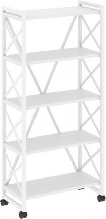 Стеллаж мобильный Loft VR.L-MST.K-5.8, Белый/Белый металл в Когалыме - изображение