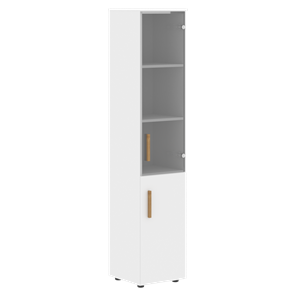 Высокий шкаф с  дверью колонна FORTA Белый FHC 40.2 (L/R) (399х404х1965) в Урае