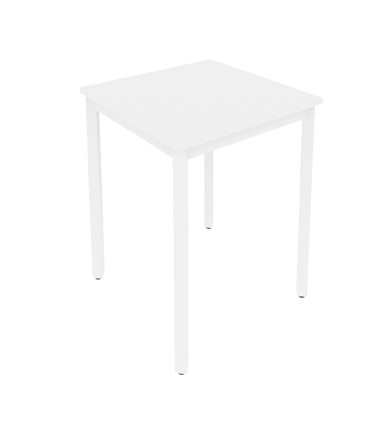 Стол на металлокаркасе С.СП-1.1 Белый/Белый в Лангепасе - изображение