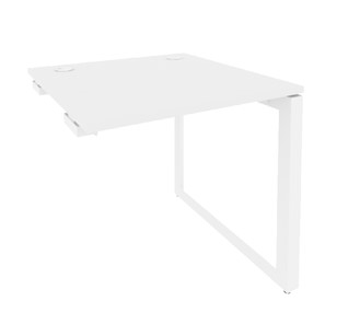 Приставной стол O.MO-SPR-0.8 Белый/Белый бриллиант в Когалыме