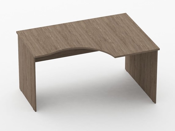 Угловой стол Twin 12.11.14Пр,  дуб Верцаска 1390х1000(680)х750 в Лангепасе - изображение