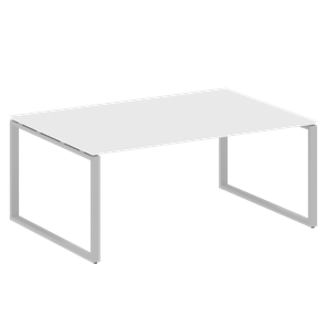 Стол для переговоров БО.ПРГ-1.5 (Серый/Белый) в Сургуте