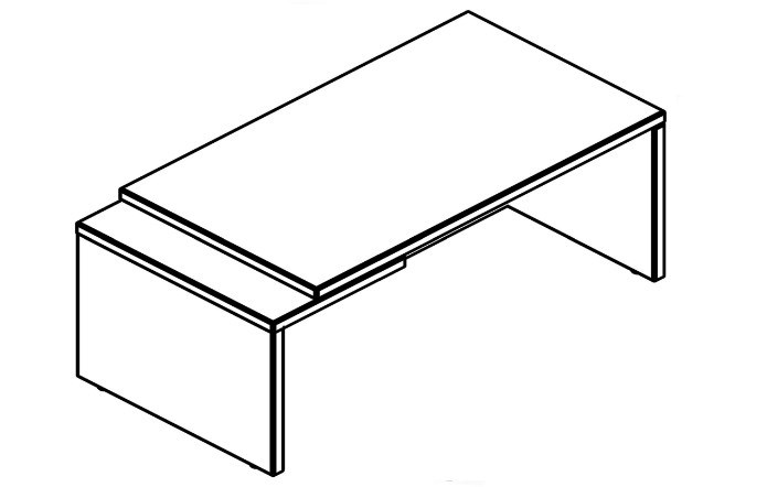 Рабочий стол для руководителя Torr Z, TCT 189L, левый (1800x900x750), венге в Лангепасе - изображение 1