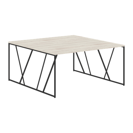 Двойной стол LOFTIS Сосна ЭдмонтLWST 1516 (1560х1606х750) в Урае - изображение