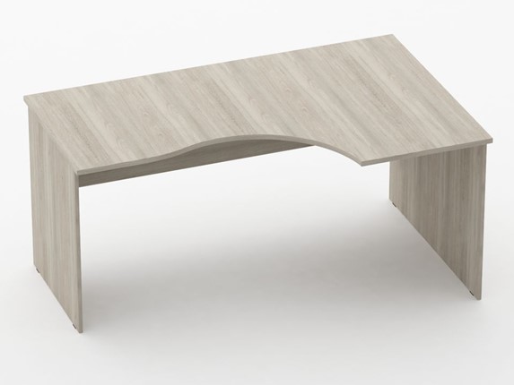 Угловой стол Twin 12.11.16Л,  дуб Сантана 1590х1000(680)х751 в Лангепасе - изображение