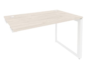 Приставной стол к тумбе O.MO-SPR-3.8 Белый/Денвер светлый в Лангепасе