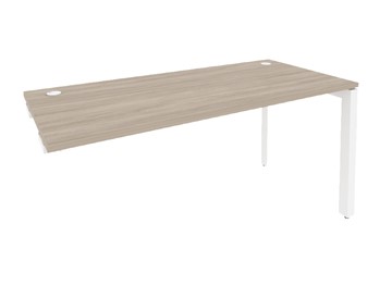 Приставной стол к тумбе O.MP-SPR-4.7 Белый/Дуб Аттик в Лангепасе