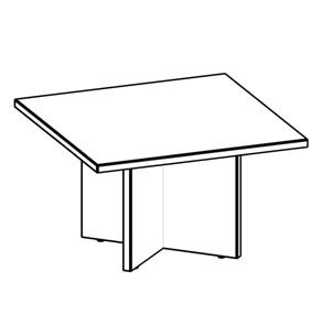 Конференц-стол ТСТ 1212 Z (1200x1200x750) в Сургуте
