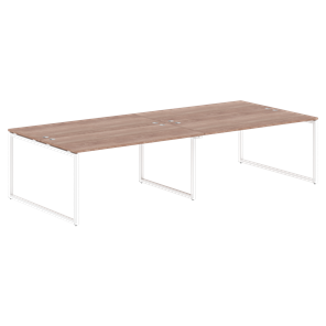 Переговорный стол XTEN-Q Дуб-сонома-белый  XQWST 3214  (3206х1406х750) в Когалыме