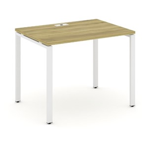 Письменный стол Concept CN.SP-001 металл Белый/Дуб Винченцо в Когалыме