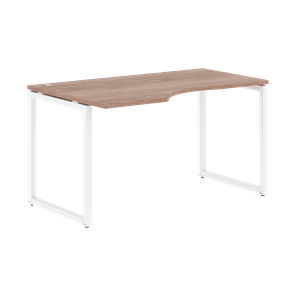 Письменный стол с боковым левым выступом XTEN-Q Дуб-сонома-белый XQCET 149 (L) (1400х900х750) в Урае