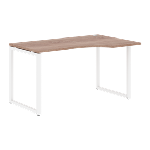 Письменный стол с боковым правым выступом XTEN-Q Дуб-сонома-белый XQCET 149 (R) (1400х900х750) в Лангепасе