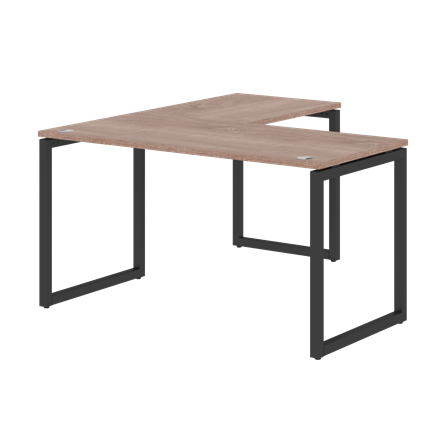 Письменный стол угловой правый XTEN-Q Дуб-сонома- антрацит XQCT 1415 (R) (1400х1500х750) в Урае - изображение