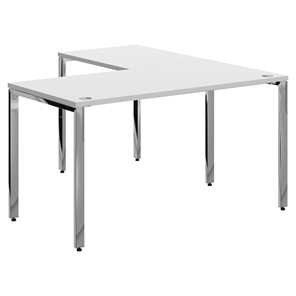 Письменный угловой  стол для персонала левый XTEN GLOSS  Белый  XGCT 1415.1 (L) (1400х1500х750) в Нягани