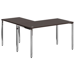 Письменный угловой  стол для персонала правый XTEN GLOSS Легно Темный  XGCT 1415.1 (R) (1400х1500х750) в Нижневартовске