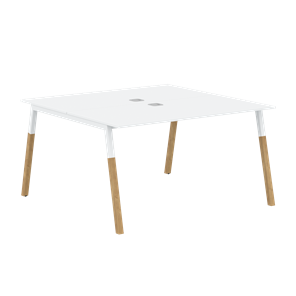 Переговорный стол FORTA Белый-Белый-БукFWST 1313 (1380x1346x733) в Лангепасе