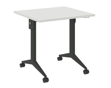 Складной мобильный стол X.M-0.7, Металл антрацит/Белый бриллиант в Лангепасе