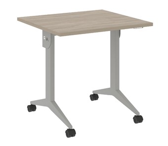 Мобильный стол X.M-0.7, Металл серый/Дуб Аттик в Лангепасе
