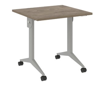 Мобильный стол X.M-1.7, Металл серый/Тиквуд темный в Урае