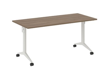 Складной стол X.M-5.7, Металл белый/Дуб Аризона в Когалыме
