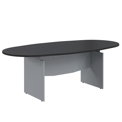 Конференц-стол переговорный Offix-NEW OST 2211 2200x1100x750 Легно темный/Металлик в Лангепасе - изображение