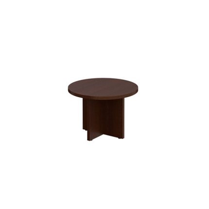 Стол для переговоров Премьер, венге темный (110х110х76) ПР 189 в Лангепасе - изображение