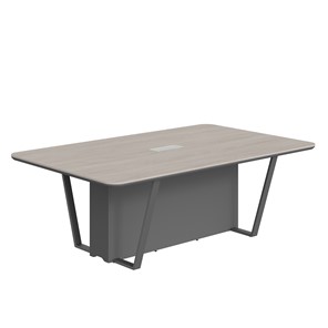 Стол для заседаний LINE Дуб-серый-антрацит СФ-571722.1 (2200х1340х754) в Нижневартовске