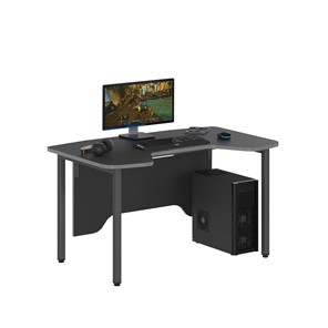 Стол для компьютера SKILLL SSTG 1385, (1360x850x747),  Антрацит /Металлик в Урае