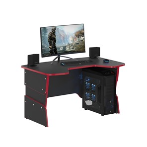 Компьютерный стол SKILLL STG 1385, Антрацит/ Красный в Урае