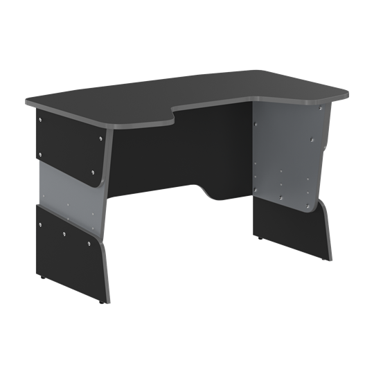 Стол для компьютера SKILLL STG 1385, Антрацит/ Металлик в Лангепасе - изображение 2