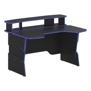 Стол для компьютера SKILLL STG 1390, Антрацит/ Дельфт (Синий) в Нягани