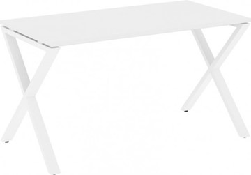 Стол письменный Loft VR.L-SRX-3.7, Белый Бриллиант/Белый металл в Нижневартовске