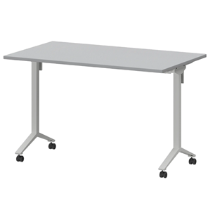 Письменный стол Моби МБ22-120.70 (Серый/Белый) в Лангепасе