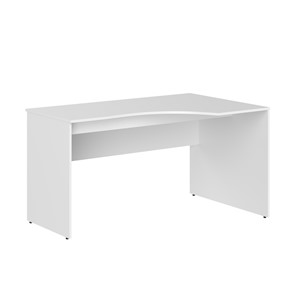 Письменный стол SIMPLE SET-1600 R правый 1600х900х760, белый в Когалыме