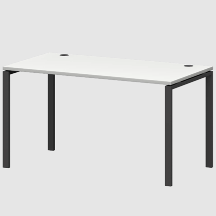 Письменный стол Смарт СMС-П-10.73 П25 (Белый/Антрацит) в Лангепасе - изображение