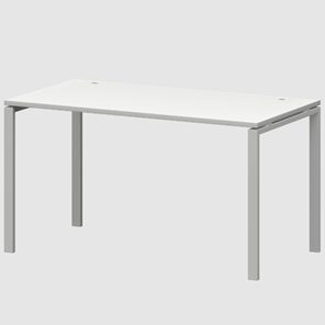 Письменный стол Смарт СМС-П-12.60 П25 (Белый/Белый) в Лангепасе