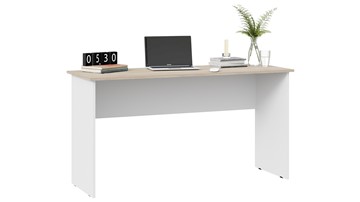Офисный стол Тип 14, 1400 (Дуб Сонома/Белый Ясень) в Лангепасе