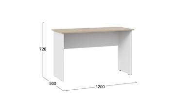 Офисный стол Тип 14, 1200 (Дуб Сонома/Белый Ясень) в Лангепасе - предосмотр 2
