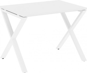 Стол письменный Loft VR.L-SRX-1.7, Белый Бриллиант/Белый металл в Сургуте