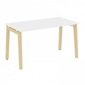 Стол для офиса Onix Wood OW.SP-3.8, Белый Бриллиант/Дуб светлый в Урае