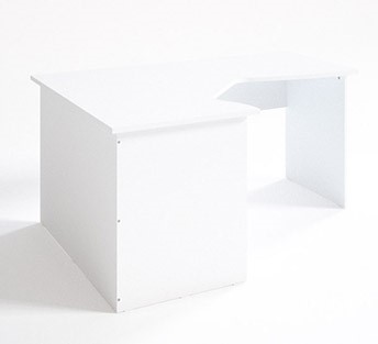 Письменный стол СЛ 16.12.7 эргономичный, Белый в Лангепасе - изображение