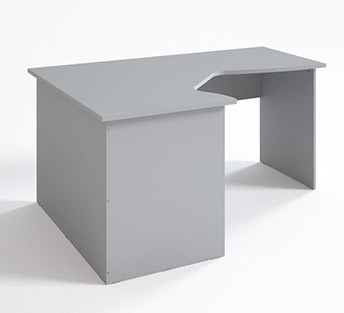 Письменный стол СЛ 16.12.7 эргономичный, Серый в Лангепасе - изображение