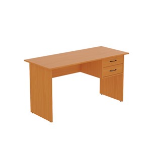 Письменный стол со встроеной тумбой Классик SM140 L 1400x600x750 в Лангепасе