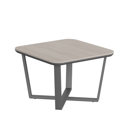 Журнальный стол LINE Дуб-серый-антрацит СФ-571608.1 (750х750х500) в Лангепасе - изображение