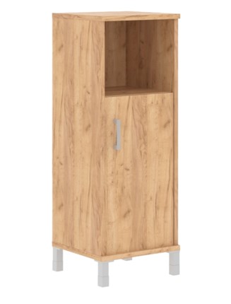 Шкаф Born В 421.2 R правый колонка средняя с глухой малой дверью 475х450х1286 мм, Дуб Бофорд в Лангепасе - изображение