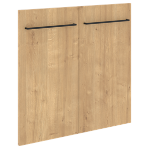 Дверь двойная низкая LOFTIS Дуб Бофорд LLD 40-2 (790х18х734) в Когалыме