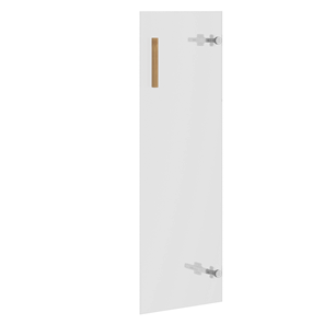 Дверь стеклянная FORTA Черный Графит FGD 40-1F (396х4х1164) в Лангепасе